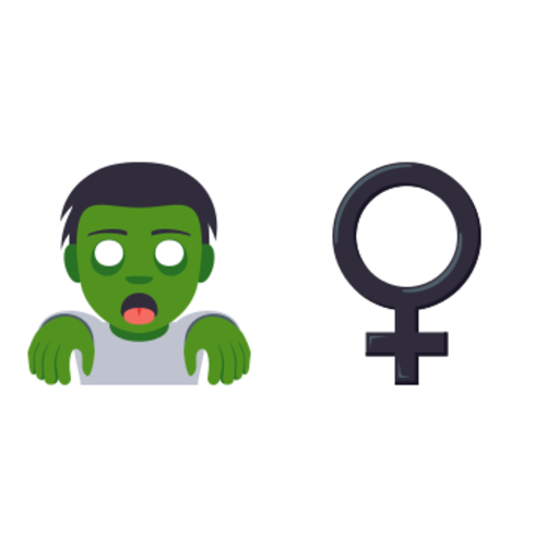 🧟♀ Emoji Domain EmojiOne rendering